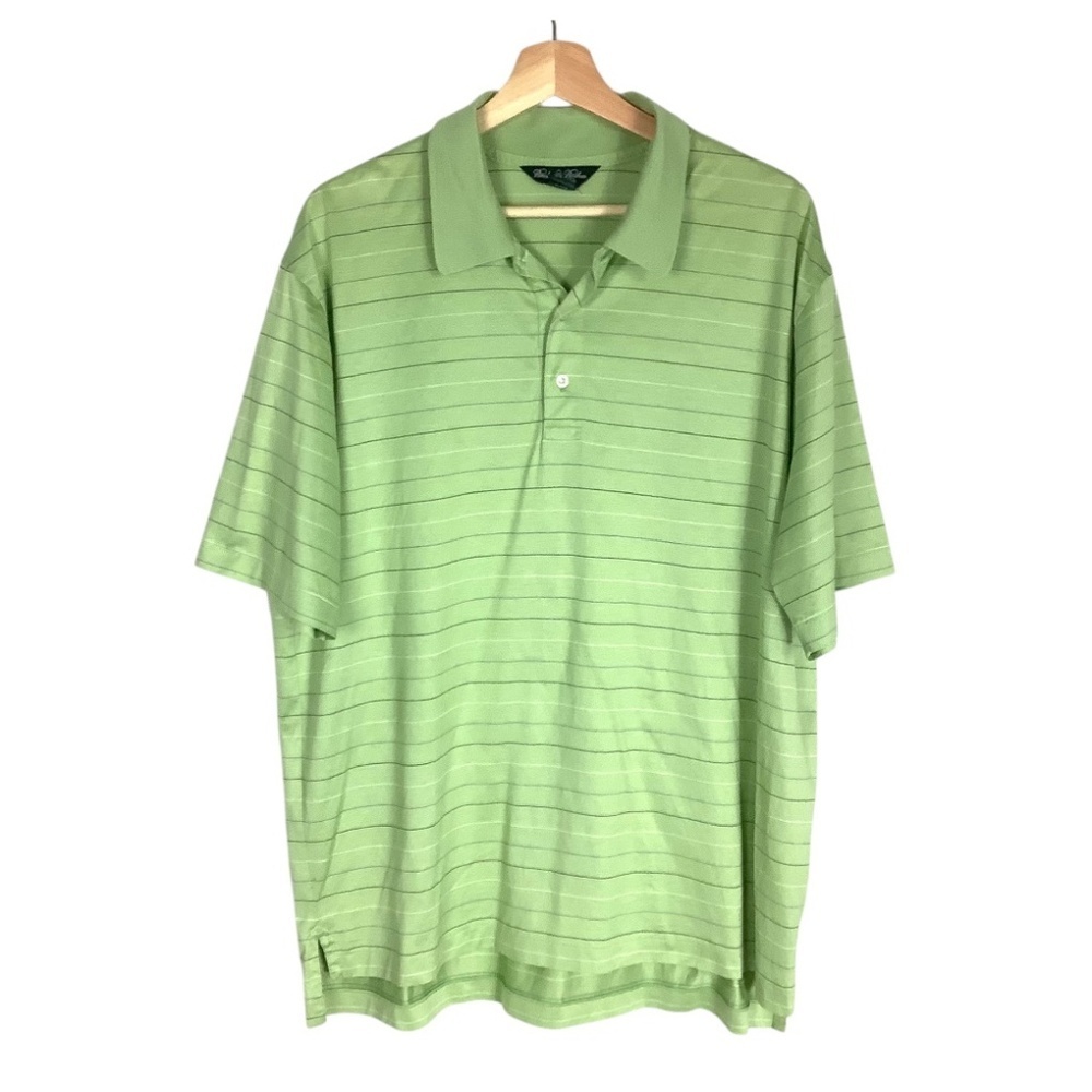 Vintage Brooks Brothers Country Club Performance‎ Knit Polo Shirt Sz Large